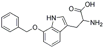 2-amino-3-[7-(benzyloxy)-1H-indol-3-yl]propanoic acid Struktur