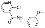 2-Chloro-N-(3-methoxy-benzyl)-nicotinamide Struktur