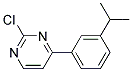 2-Chloro-4-(3-isopropyl-phenyl)-pyrimidine Struktur