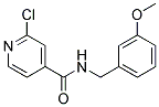 2-Chloro-N-(3-methoxy-benzyl)-isonicotinamide Struktur