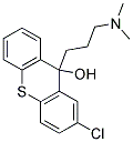 2-CHLORO-9-(3-DIMETHYLAMINOPROPYL)-9-HYDROXYTHIOXANTHENE Struktur