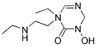 1-Hydroxy-2-oxo-3-(N-ethyl-2-aminoethyl)-3-ethyl-1,3,5-triazine Struktur