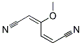 (2E,4Z)-3-METHOXY-2,4-HEXADIENEDINITRILE Struktur