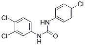 1-(P-CHLOROPHENYL)-3-(3,4-DICHLOROPHENYL)UREA Struktur