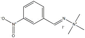 1,1,1-TRIMETHYL-2-(3-NITROBENZYLIDENE)HYDRAZINIUMIODIDE Struktur