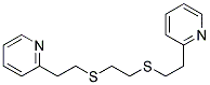 1,2-BIS(2-(2-PYRIDYL)ETHYLTHIO)ETHANE Struktur