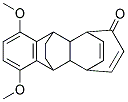 1,4-DIMETHOXY-5,5A,6,10,10A,11-HEXAHYDRO-5,11-ETHANO-6,10-ETHENOCYCLOHEPTA(B)NAPHTHALEN-7-ONE Struktur