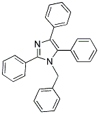 1-BENZYL-2,4,5-TRIPHENYLIMIDAZOLE Struktur