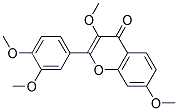 2-(3,4-DIMETHOXYPHENYL)-3,7-DIMETHOXY-4H-CHROMEN-4-ONE Struktur