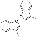 2,2-BIS(3-METHYLBENZO(B)FURAN-2-YL)PROPANE Struktur