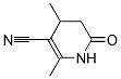 2,4-DIMETHYL-6-OXO-1,4,5,6-TETRAHYDRO-3-PYRIDINECARBONITRILE Struktur