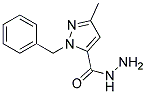 1-Benzyl-3-methyl-1H-pyrazole-5-carboxylicacidhydrazide Struktur