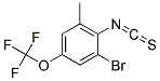 2-Bromo-6-methyl-4-(trifluoromethoxy)phenylisothiocyanate Struktur