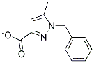 1-Benzyl-5-methyl-1H-pyrazole-3-carboxylate Struktur