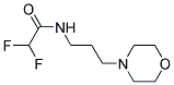 2,2-Difluoro-N-(3-morpholin-4-yl-propyl)-acetamide Struktur