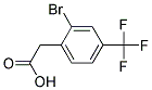 2-BROMO-4-(TRIFLUORMETHYL)PHENYLACETIC ACID
 Struktur