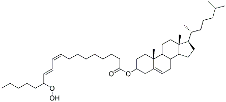 (+/-)-13-HYDROPEROXY-9Z,11E-OCTADECA-DIENOIC ACID, CHOLESTERYL ESTER Struktur