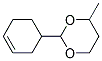 2-CYCLOHEX-3-ENYL-4-METHYL-1,3-DIOXANE Struktur