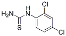 2,4-DICHLOROPHENYLTHIOURAE Struktur