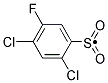 2,4-DICHLORO-5-FLUOROBENZENESULPHONYL Struktur