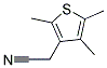 2,3,5-TRIMETHYL-4-(CYANOMETHYL)THIOPHENE Struktur