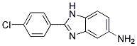 2-(4-CHLOROPHENYL)-1H-BENZOIMIDAZOL-5-YLAMINE Struktur