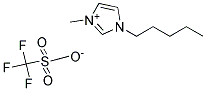 1-PENTYL-3-METHYLIMIDAZOLIUM TRIFLUOROMETHANESULFONATE Struktur