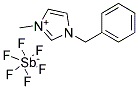 1-BENZYL-3-METHYLIMIDAZOLIUM HEXAFLUOROANTIMONATE Struktur