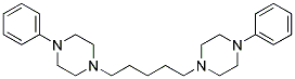 1,5-BIS(4-PHENYLPIPERAZIN-1-YL)PENTANE Struktur