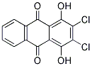 1,4-DIHYDROXY-2,3-DICHLOROANTHRAQUINONE Struktur