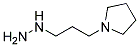 1-(3-(pyrrolidin-1-yl)propyl)hydrazine Struktur