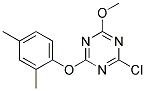 2-CHLORO-4-(2,4-DIMETHYLPHENOXY)-6-METHOXY-1,3,5-TRIAZINE, TECH Struktur