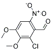 2-CHLORO-3,4-DIMETHOXY-6-NITROBENZALDEHYDE, TECH Struktur