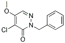 2-BENZYL-4-CHLORO-5-METHOXYPYRIDAZIN-3(2H)-ONE, TECH Struktur