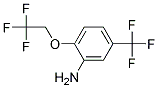 2-(2,2,2-TRIFLUOROETHOXY)-5-(TRIFLUOROMETHYL)ANILINE, TECH Struktur