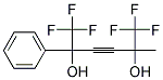 1,1,1,6,6,6-HEXAFLUORO-2-PHENYL-5-METHYLHEX-3-YNE-2,5-DIOL Struktur