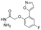 2-(4-FLUORO-2-ISOXAZOL-5-YLPHENOXY)ACETOHYDRAZIDE Struktur