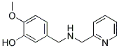 2-METHOXY-5-{[(PYRIDIN-2-YLMETHYL)AMINO]METHYL}-PHENOL Struktur