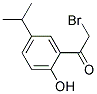 2-BROMO-1-(2-HYDROXY-5-ISOPROPYL-PHENYL)-ETHANONE Struktur