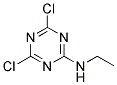 2,4-DICHLORO-6-ETHYLAMINO-S-TRIAZINE Struktur