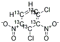 2,6-DICHLORO-1,3-DINITROBENZENE-13C6 Struktur