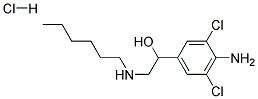 1-(4-AMINO-3,5-DICHLORO-PHENYL)-2-HEXYLAMINO-ETHANOL HYDROCHLORIDE Struktur