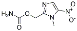 2-CARBAMOYLOXY-METHYL-1-METHYL-5-NITRO-1H-IMIDAZOLE Struktur