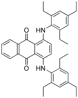 1,4-BIS(2,4,6-TRIETHYLANILINO)- ANTHRAQUINONE, TECH Struktur