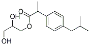 2,3-DIHYDROXYPROPYL 2-(4-ISOBUTYLPHENYL)PROPANOATE Struktur