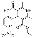 1,4-DIHYDRO-2,6-DIMETHYL-4-(3-NITROPHENYL)PYRIDINE-3,5-DICARBOXYLIC ACID ETHYL ESTER Struktur