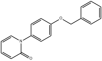 1-(4-BENZYLOXYPHENYL)PYRIDIN-2(1H)-ONE Struktur