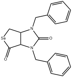 1,3-DIBENZYLDIHYDRO-1H-SELENOLO[3,4-D]IMIDAZOLE-2,4-(3H,3AH)DIONE Struktur