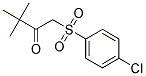 1-(4-CHLOROBENZENESULPHONYL)-3,3-DIMETHYLBUTANE-2-ON Struktur