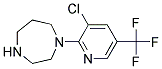 1-[3-CHLORO-5-(TRIFLUOROMETHYL)PYRID-2-YL]HOMOPIPERAZIN Struktur